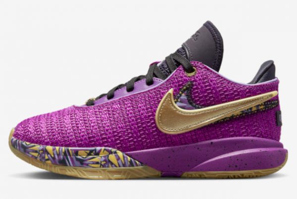 Fashion 2022 Nike LeBron 20 “Vivid Purple” Running Shoes FD0207-500