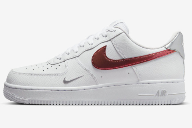 Hot Sale 2022 Nike Air Force 1 Low White/Picante Red-Wolf Grey FD0654-100