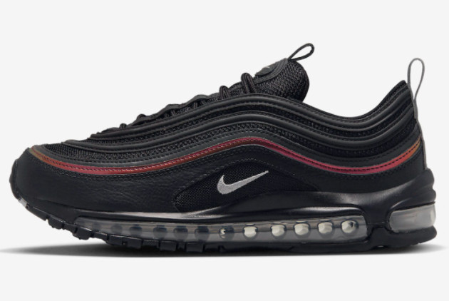 New Arrival 2022 Nike Air Max 97 Black/Wolf Grey-Picante Red FD0655-001