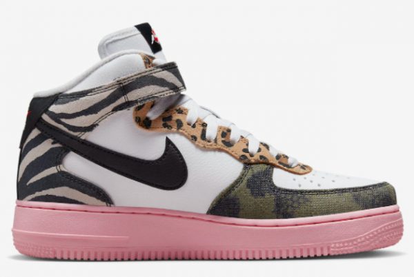 New Release 2022 Nike Air Force 1 Mid “Animal Instinct” DZ4841-100-1