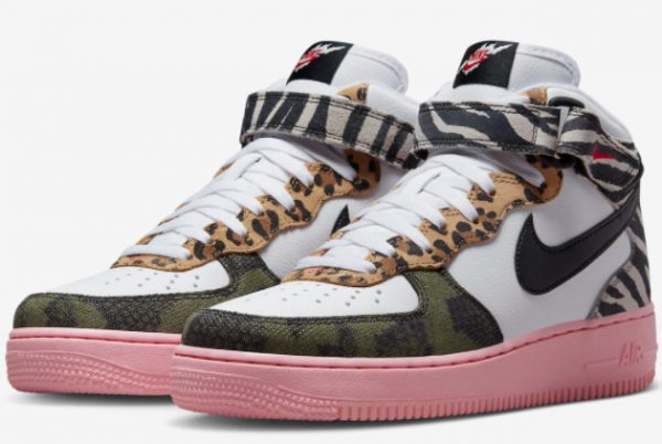 New Release 2022 Nike Air Force 1 Mid “Animal Instinct” DZ4841-100-3