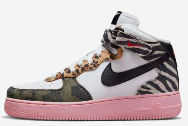 New Release 2022 Nike Air Force 1 Mid “Animal Instinct” DZ4841-100