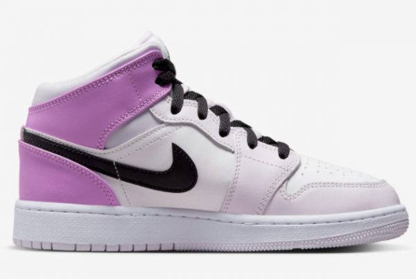 Nike Air Jordan 1 Mid GS “Barely Grape” Basketball Shoes DQ8423-501-1