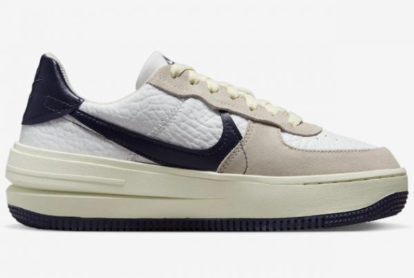 Where To Buy Nike Air Force 1 PLT.AF.ORM “White Navy” FB8481-100-1