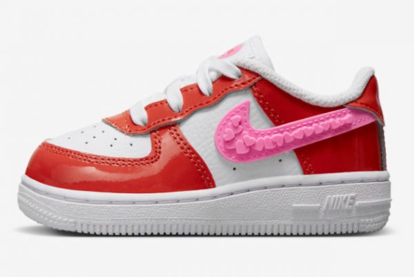 2023 Release Nike Air Force 1 “Valentine’s Day” Sneakers FD1033-600
