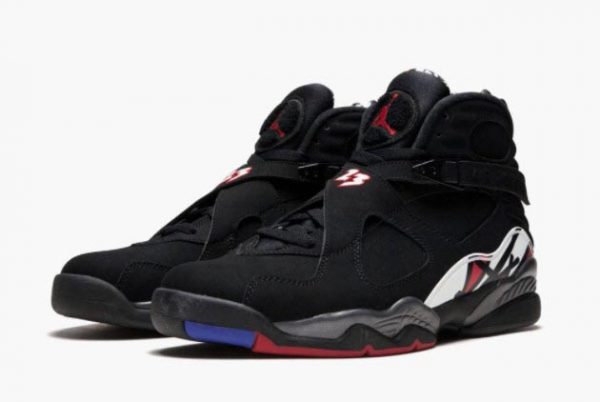 Brand Nike 2023 Air Jordan 8 “Playoffs” Black/True Red 305381-062-1