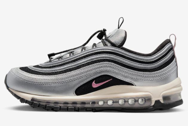 New 2023 Nike Air Max 97 Toggle Black Silver Lifestyle Shoes FD0800-001
