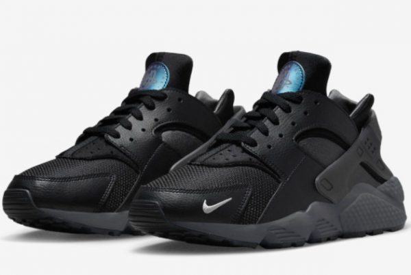 2023 Nike Air Huarache “Black Iridescent” Running Shoes FD0656-001-2
