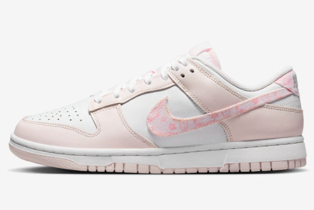 Best Price 2023 Nike Dunk Low “Pink Paisley” Skateboard Shoes FD1449-100