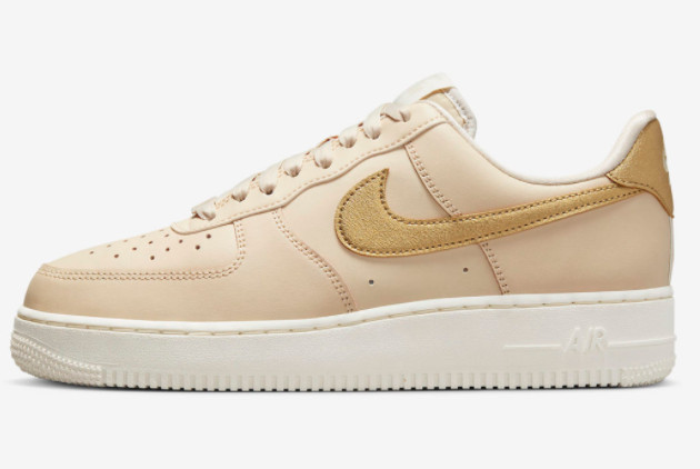 Hot Sale 2023 Nike Air Force 1 Low “Gold Swoosh” Sneakers DQ7569-102