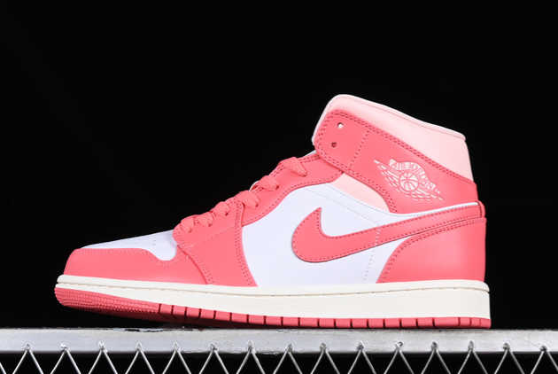 Buy 2023 Air Jordan 1 Mid Strawberries and Cream BQ6472-186 Basketball Shoes