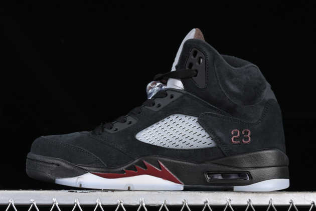 Buy New 2023 A Ma Maniére x Air Jordan 5 Black AJ5 FD1330-001 Basketball Shoes