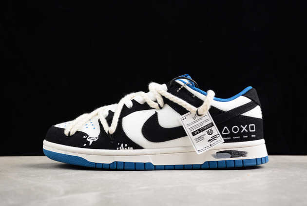 2024 New Nike Dunk Low Retro Industrial Blue DV0834-101 Basketball Shoes
