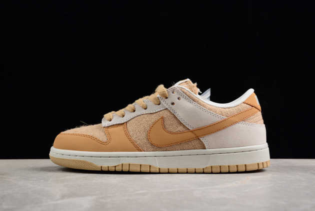 2024 Nike Dunk Low Rice Grey Yellow DD1391-998 Basketball Shoes