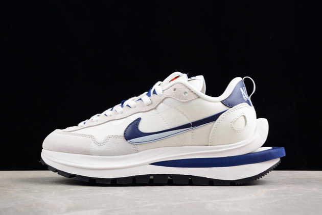 2024 Release DD1875-109 Sacai x Nike VaporWaffle 3.0 White Blue Basketball Shoes