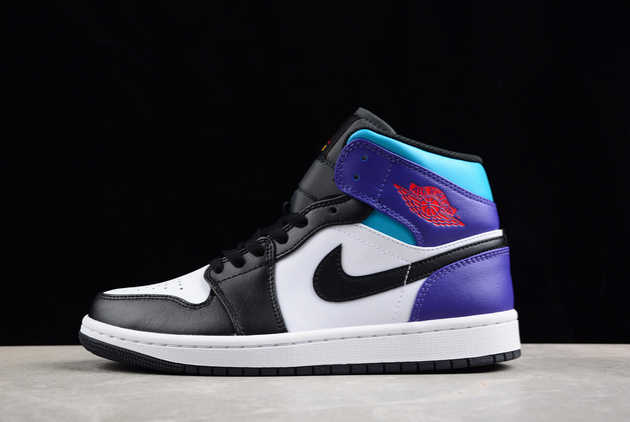2024 Release DQ8426-154 Air Jordan 1 Mid Bright Concord Basketball Shoes