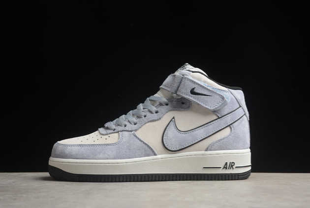 2024 Nike Air Force 1 '07 Mid Cool Grey CG9904-104 Basketball Shoes
