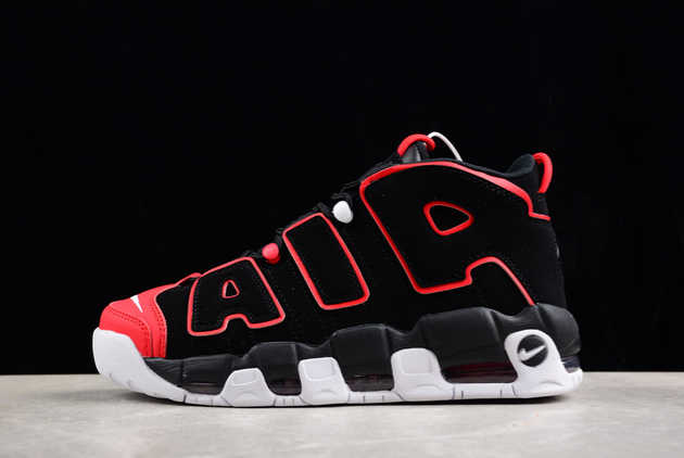 2024 Nike Air More Uptempo 96 Red Toe FD0274-001 Basketball Shoes
