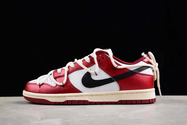 2024 Nike Dunk Low PRM Vintage Team Red FJ4555-100 Basketball Shoes