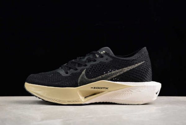 2024 Nike ZoomX VaporFly Next% 3 Black Metallic Gold DV4129-001 Basketball Shoes