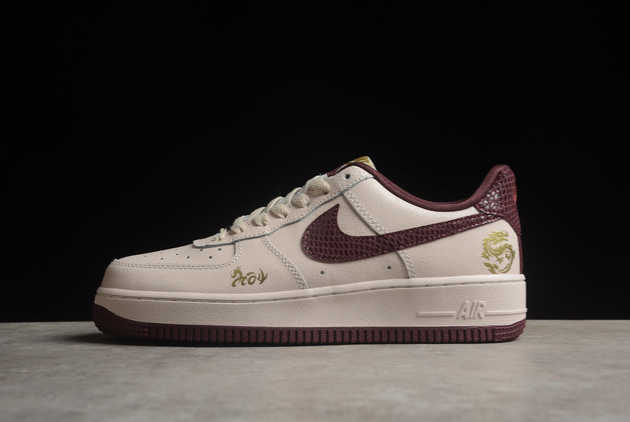 2024 Nike Air Force 1 '07 Low Red Dragon Scale XL2312-888 Basketball Shoes