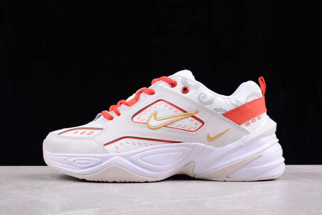 2024 Nike M2K Tekno White Red AO3108-006 Basketball Shoes