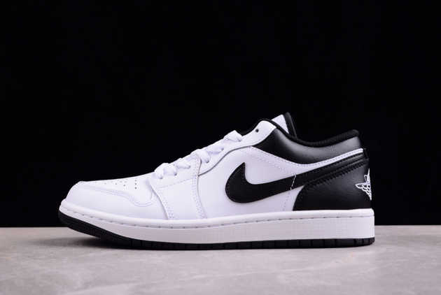 2024 Air Jordan 1 Low Reverse Panda White Black AJ1 553558-132 Basketball Shoes