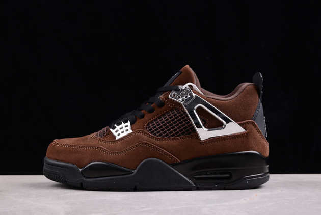 2024 Air Jordan 4 Retro Sliver Brown AJ4 AQ9129-002 Basketball Shoes