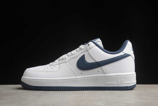 2024 Nike Air Force 1 '07 Low White Midnight Navy FV5948-104 Basketball Shoes