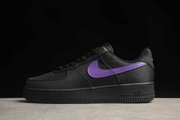 2024 Nike Air Force 1 Low Black Purple CW2288-014 Basketball Shoes