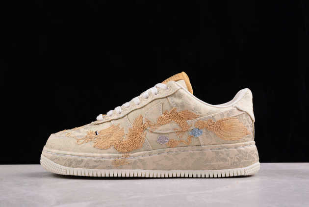 2024 Nike Air Force 1 Low CNY Year of the Dragon HJ4285-777 Basketball Shoes