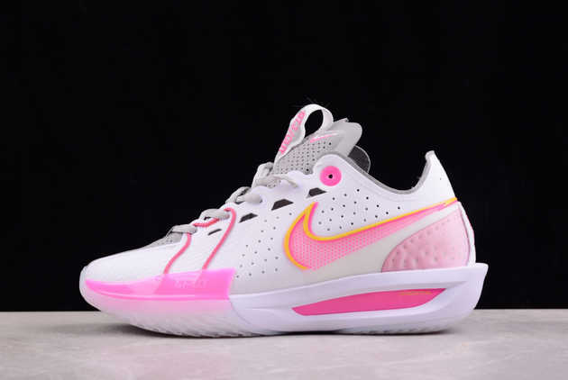 Where to Buy The 2024 Nike Air Zoom G.T. Cut 3 EP White Pink DV2918-009 Shoes