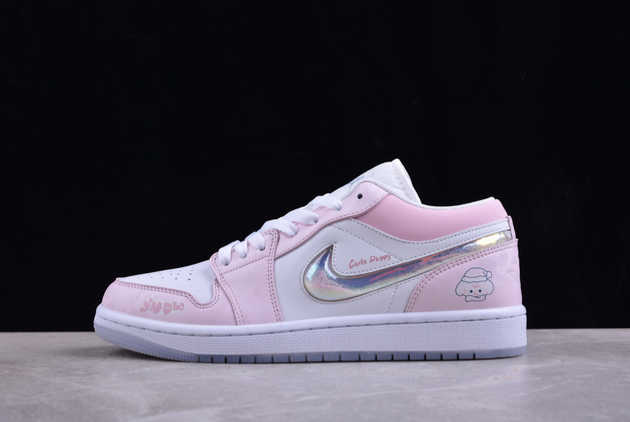 2024 Air Jordan 1 Low AJ1 White Pink FQ9112-100 Basketball Shoes