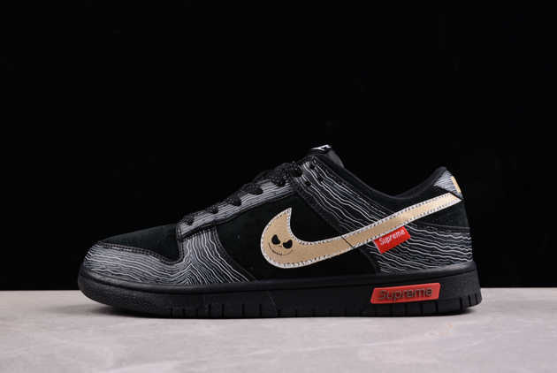 2024 Supreme x Nike SB Dunk Low Black XD6188-025 Basketball Shoes