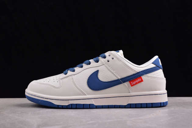 2024 Supreme x Nike SB Dunk Low Off White Blue Red DQ1098-335 Basketball Shoes