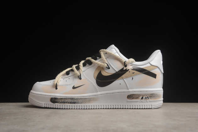 2024 Nike Air Force 1 07 Low White Pink Black ZH0316-013 Shoes