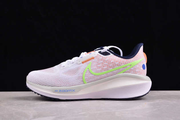 2024 WMNS Nike Air Zoom Vomero 17 White Orange Lime FB8502-100 Shoes